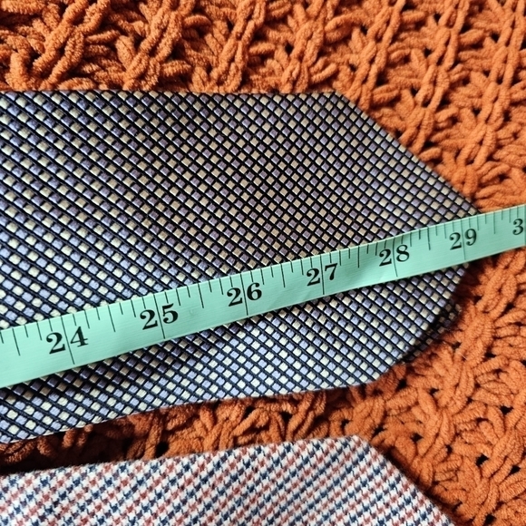 Vintage ties lot of 3 Valerio Garati, An Ivy, and Calvin Klein 90s - Picture 9 of 9